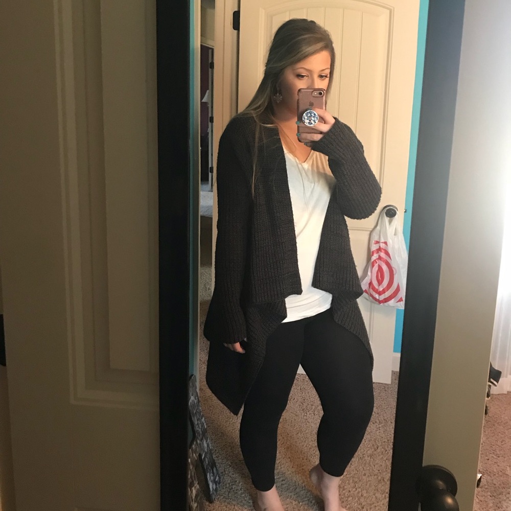 Forever 21 Grey Cardigan